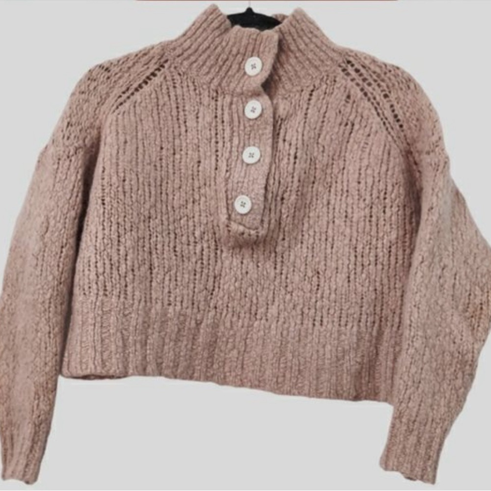 Everlane Lofty Knit Wool & Alpaca Henley